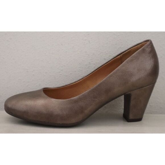 Sofft SF0072900 Women's Sz 8M Bronze Metallic Leather Lana Signature Pumps - Picture 7 of 14